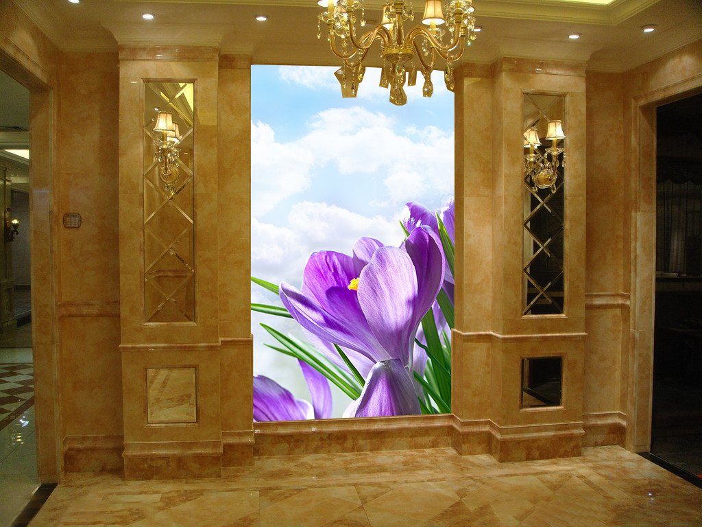 Purple Flowers 8 Wallpaper AJ Wallpaper