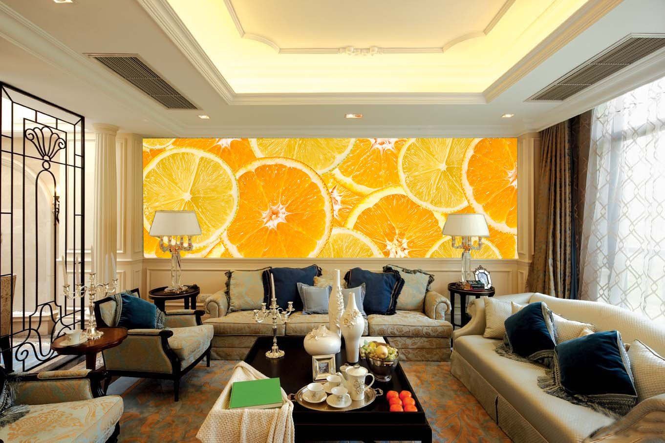 Orange Slices Wallpaper AJ Wallpaper