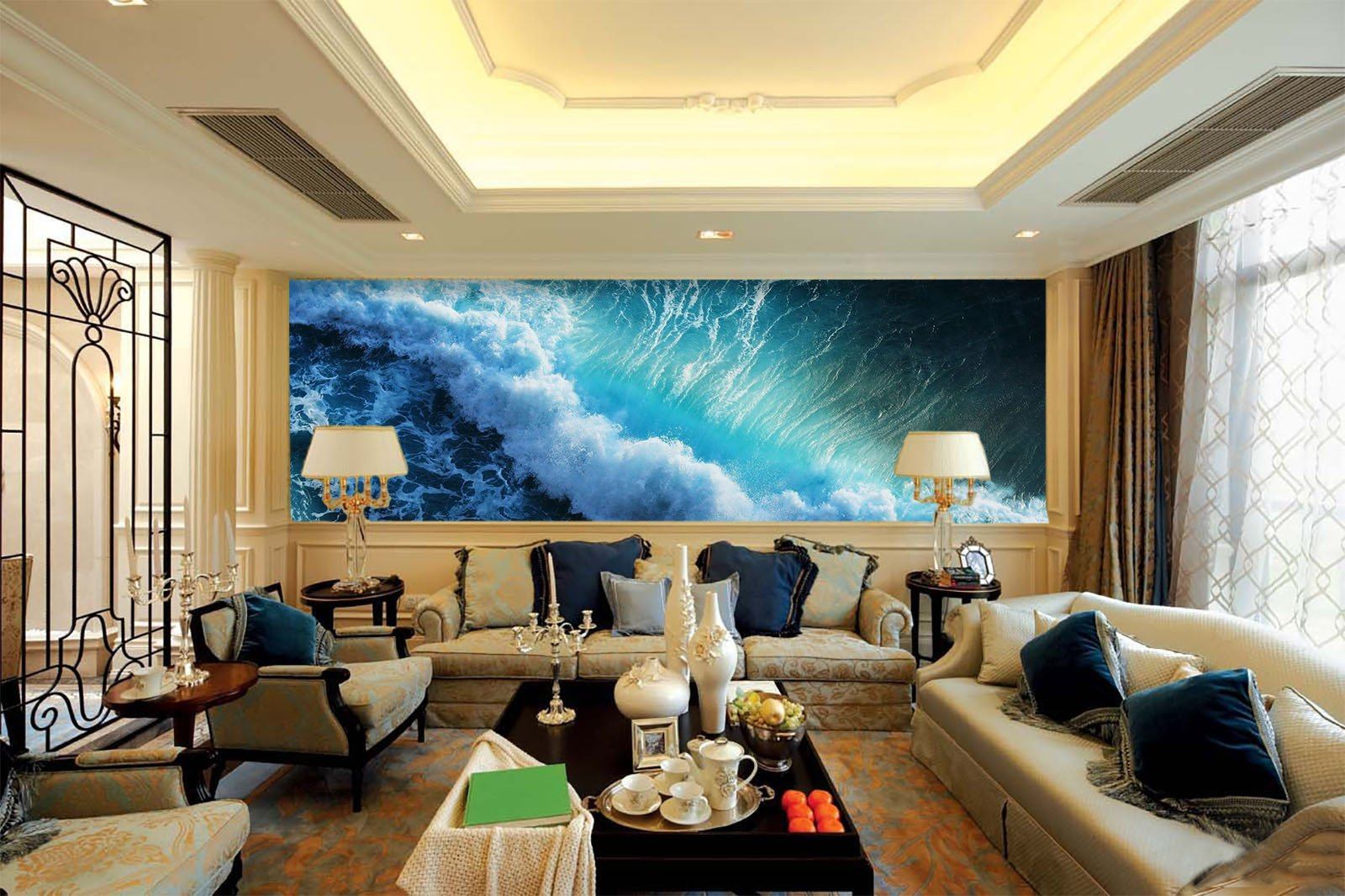 Beautiful Sea Wave Wallpaper AJ Wallpaper