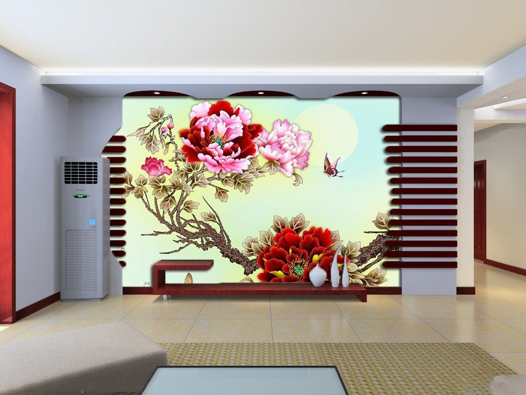 Red And Purple Peony 831 Wallpaper AJ Wallpaper 1