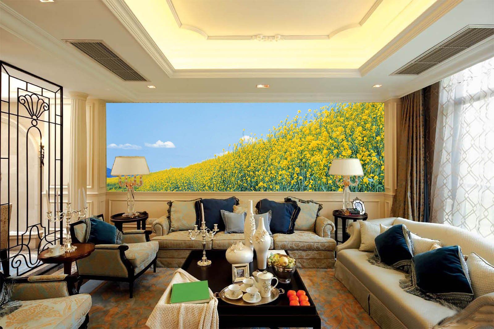 Rape Flower Field 4 Wallpaper AJ Wallpaper