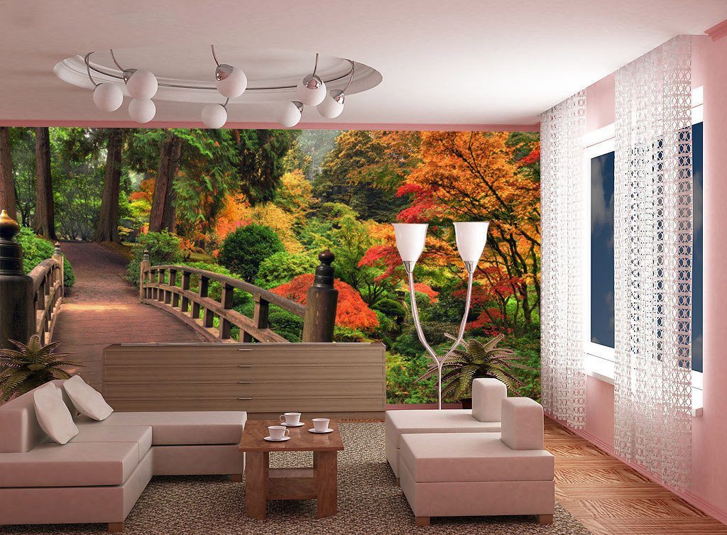 Forest Wooden Bridge 2 Wallpaper AJ Wallpaper