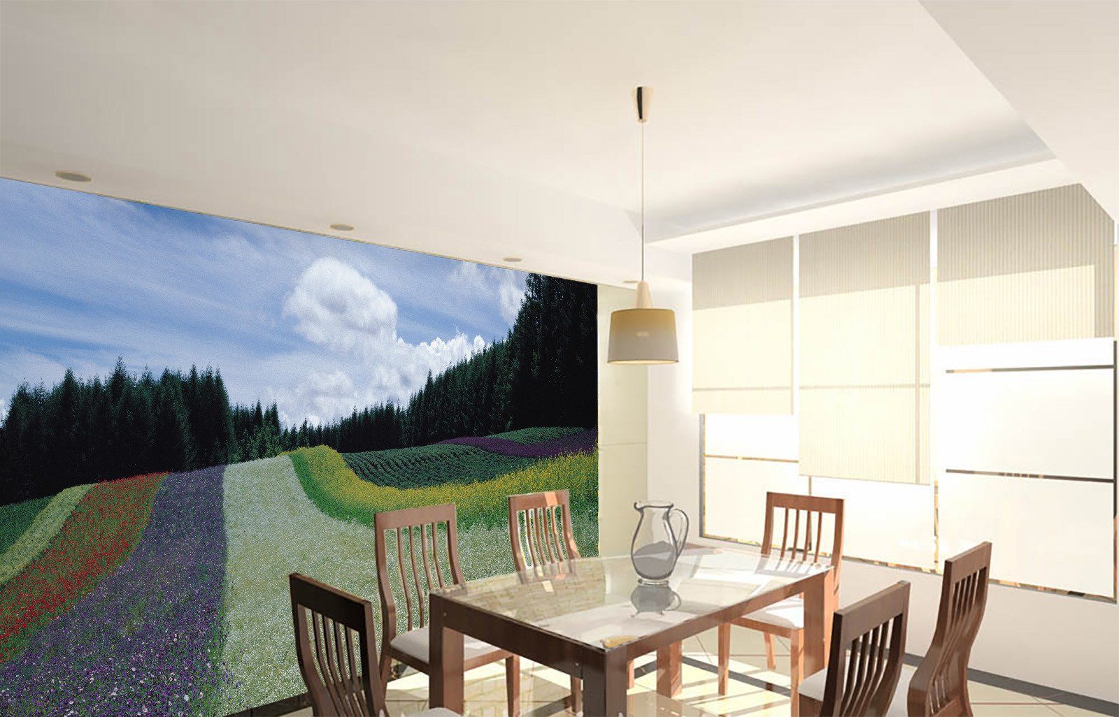 Various Flowers Fields Wallpaper AJ Wallpaper