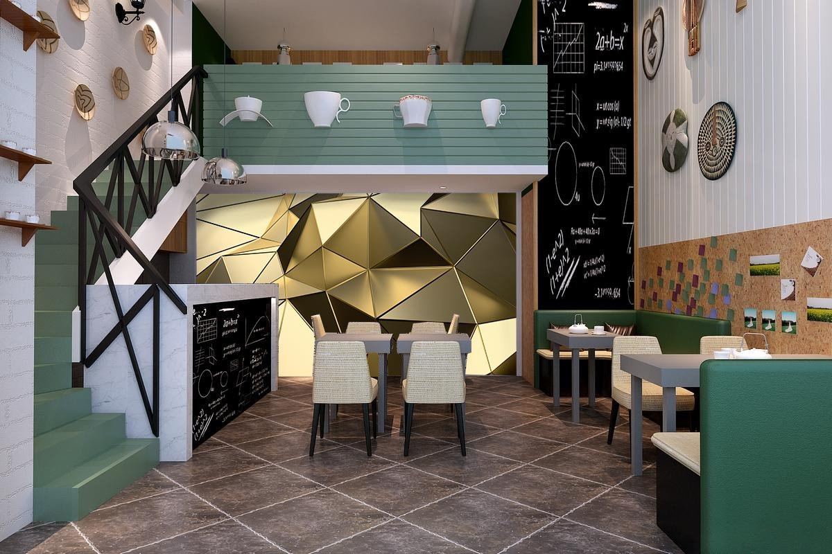 Irregular Polyhedrons Wallpaper AJ Wallpaper