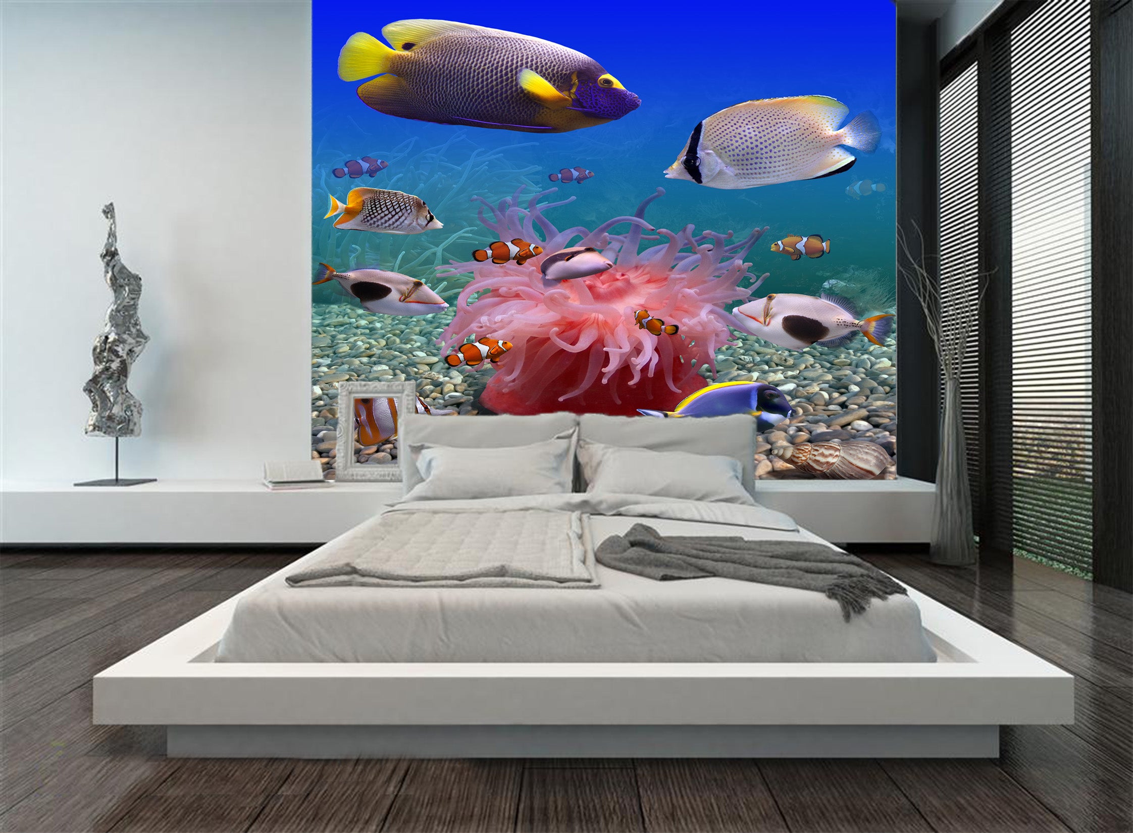 3D Deep Sea Fish 022 Wall Murals Wallpaper AJ Wallpaper 2