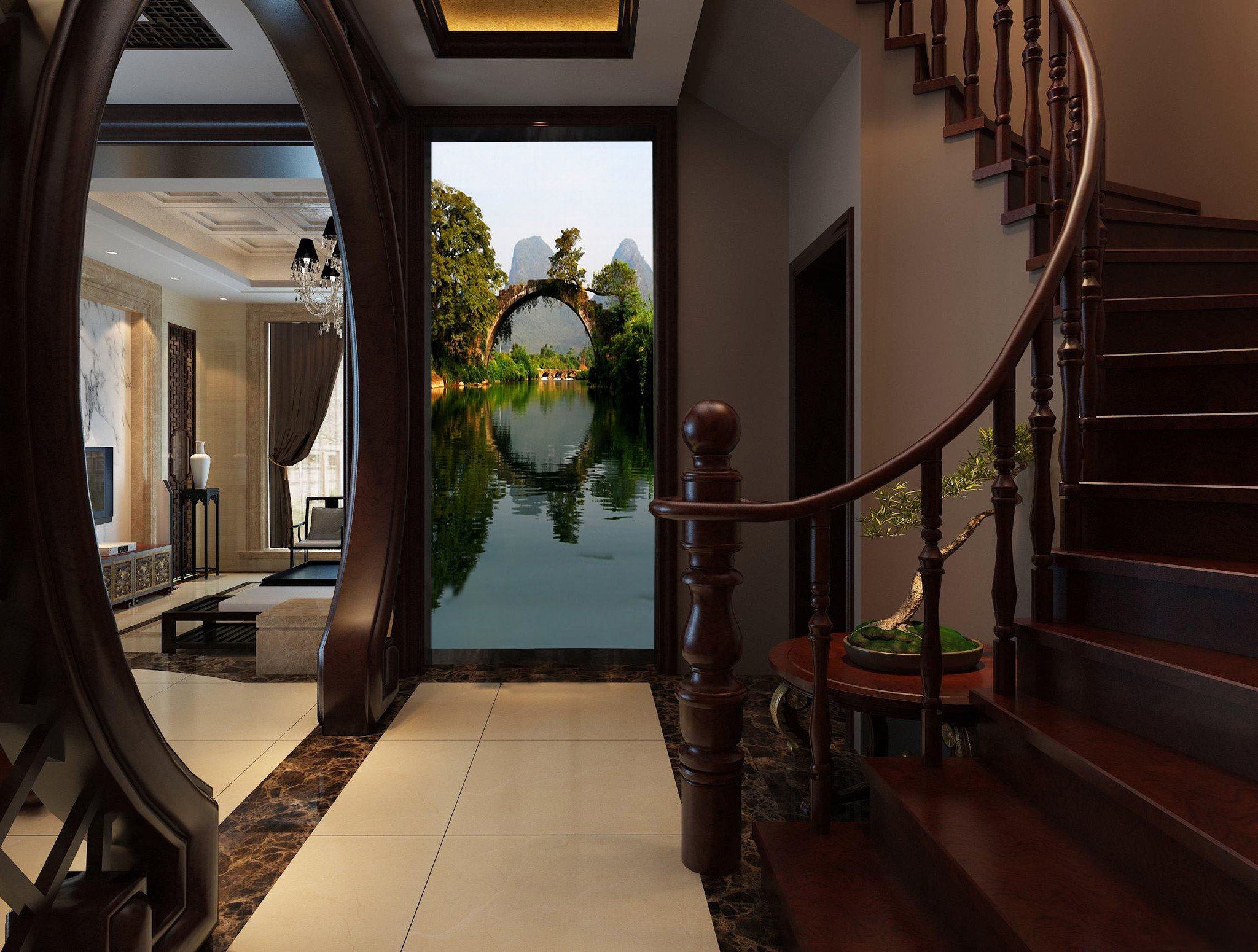 Arch Bridge Wallpaper AJ Wallpaper