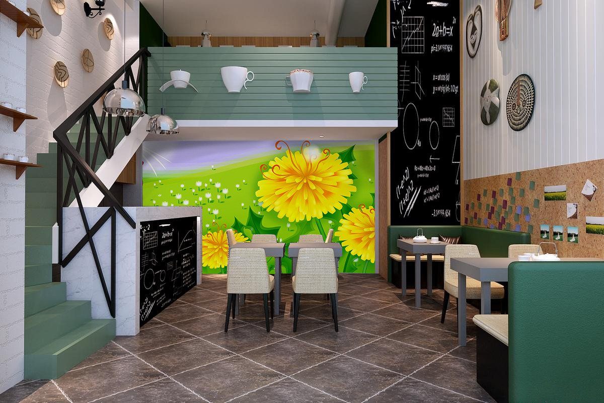 Bright Yellow Blossoms Wallpaper AJ Wallpaper