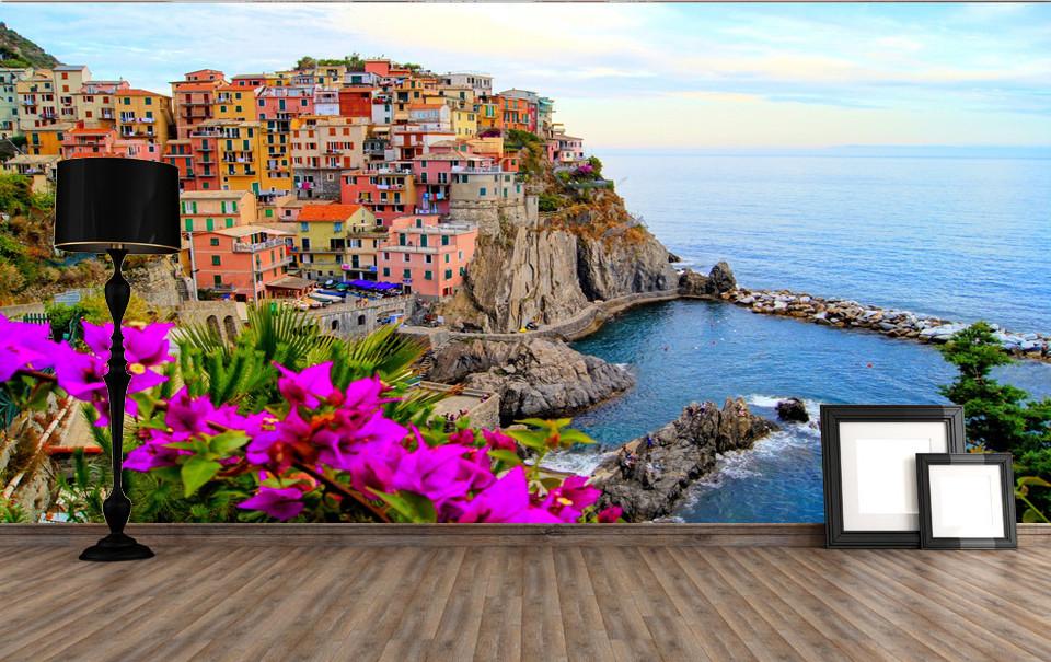 Colorful Buildings Wallpaper AJ Wallpaper