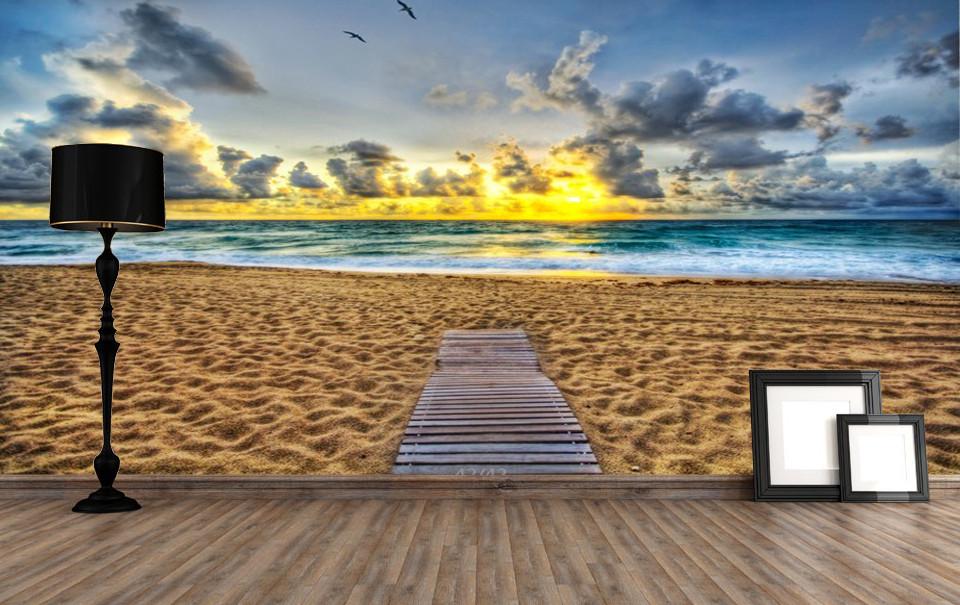 Beach Sunset 3 Wallpaper AJ Wallpaper