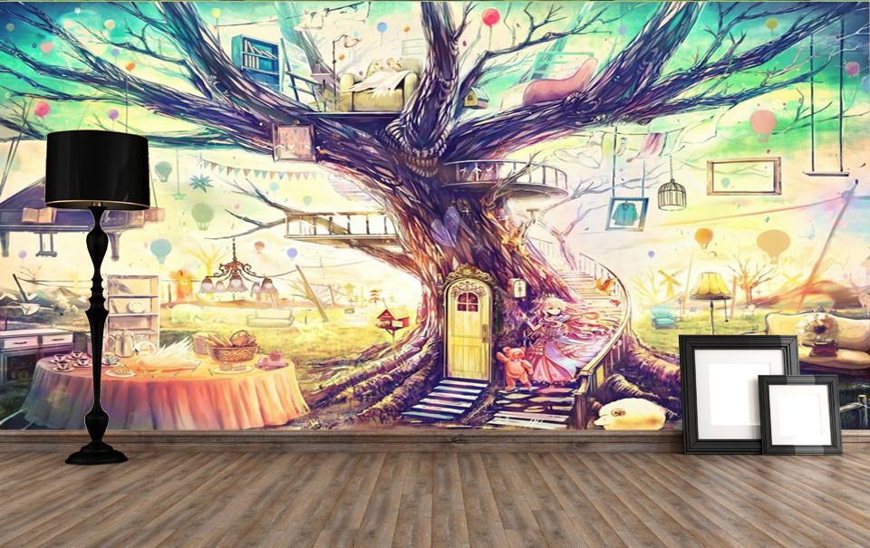 Tree House Wallpaper AJ Wallpaper