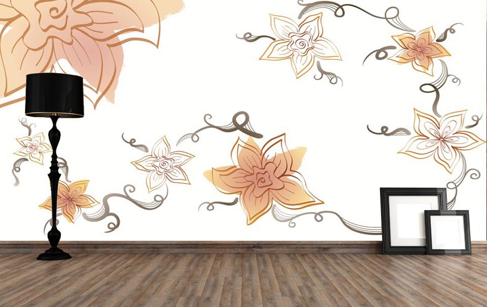 Flowers Vines Wallpaper AJ Wallpaper