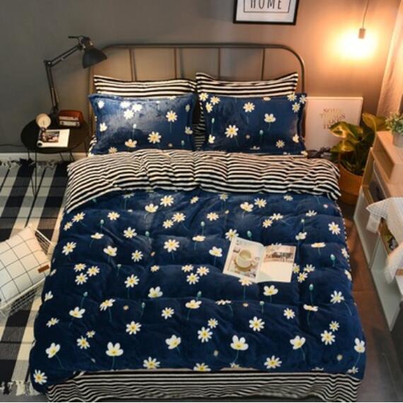 3D Small Flower Pattern 14009 Bed Pillowcases Quilt