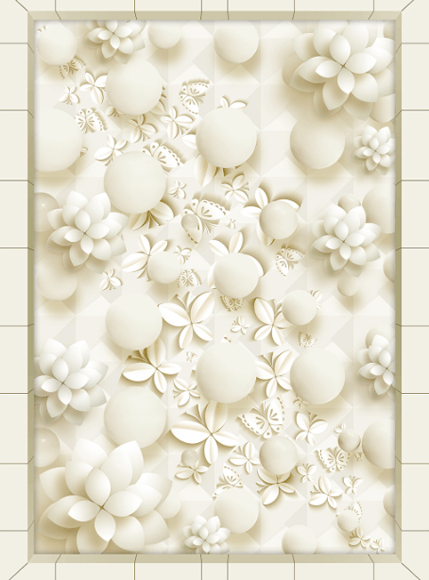 3D Elegant Butterflies Floor Mural Wallpaper AJ Wallpaper 2
