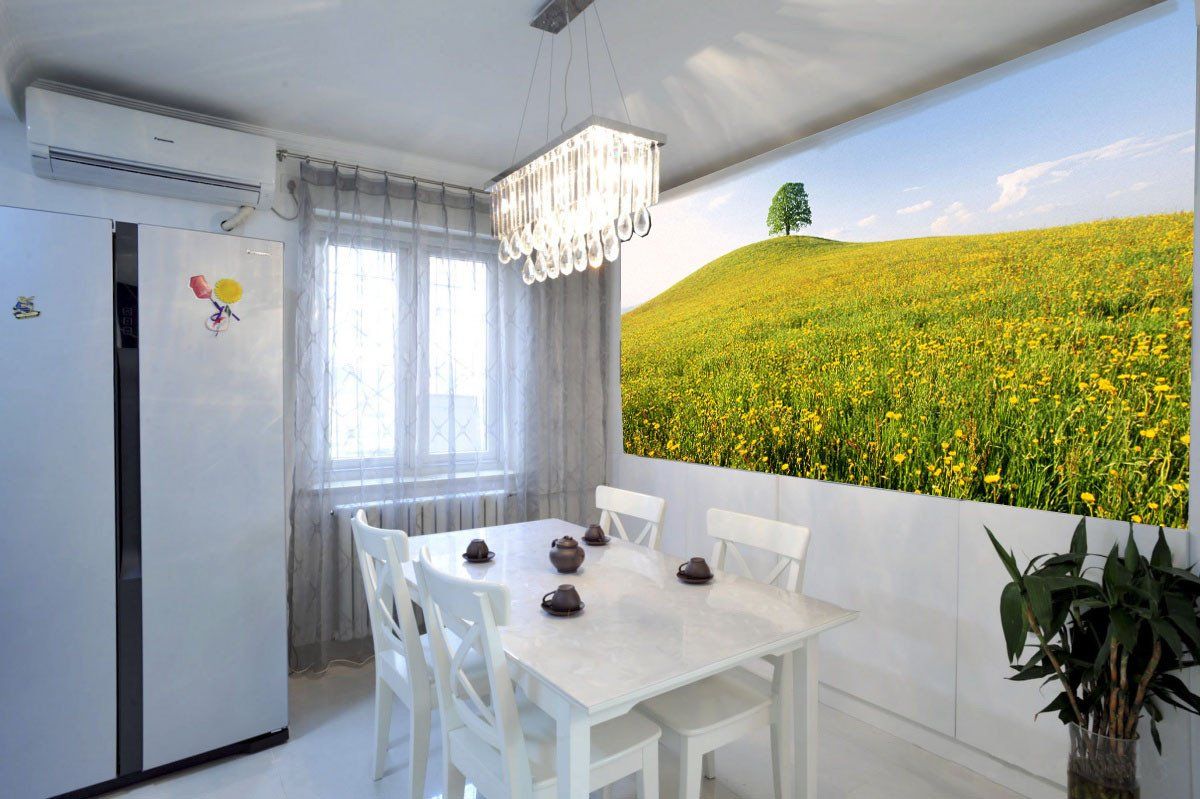 Flowers Mountain Wallpaper AJ Wallpaper