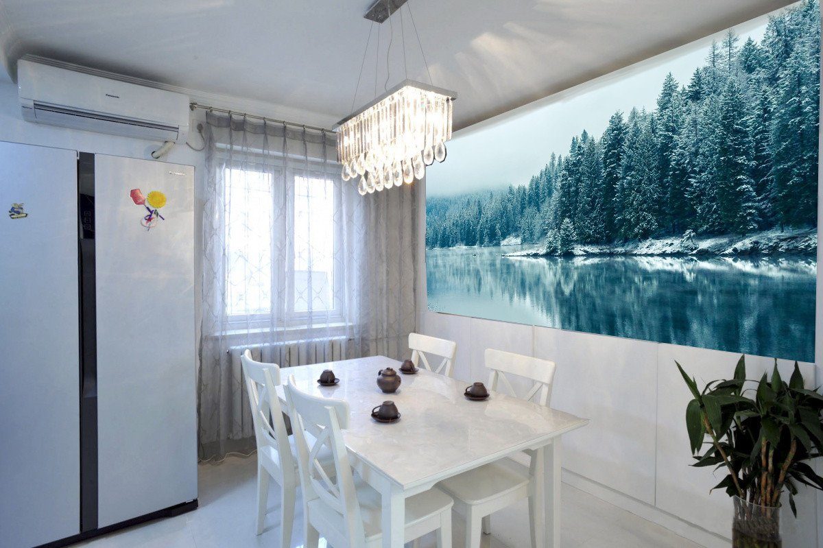 Winter Pine Trees And River 53 Wallpaper AJ Wallpaper 1