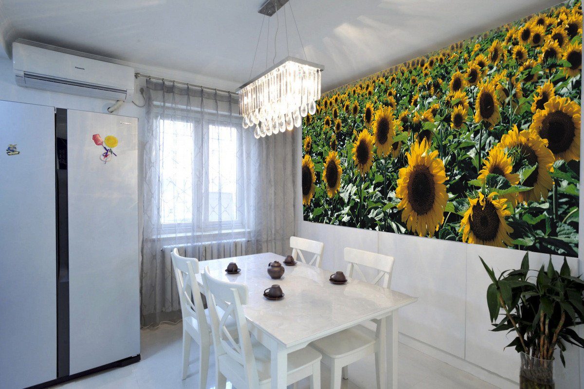 Boundless Sunflowers Wallpaper AJ Wallpaper