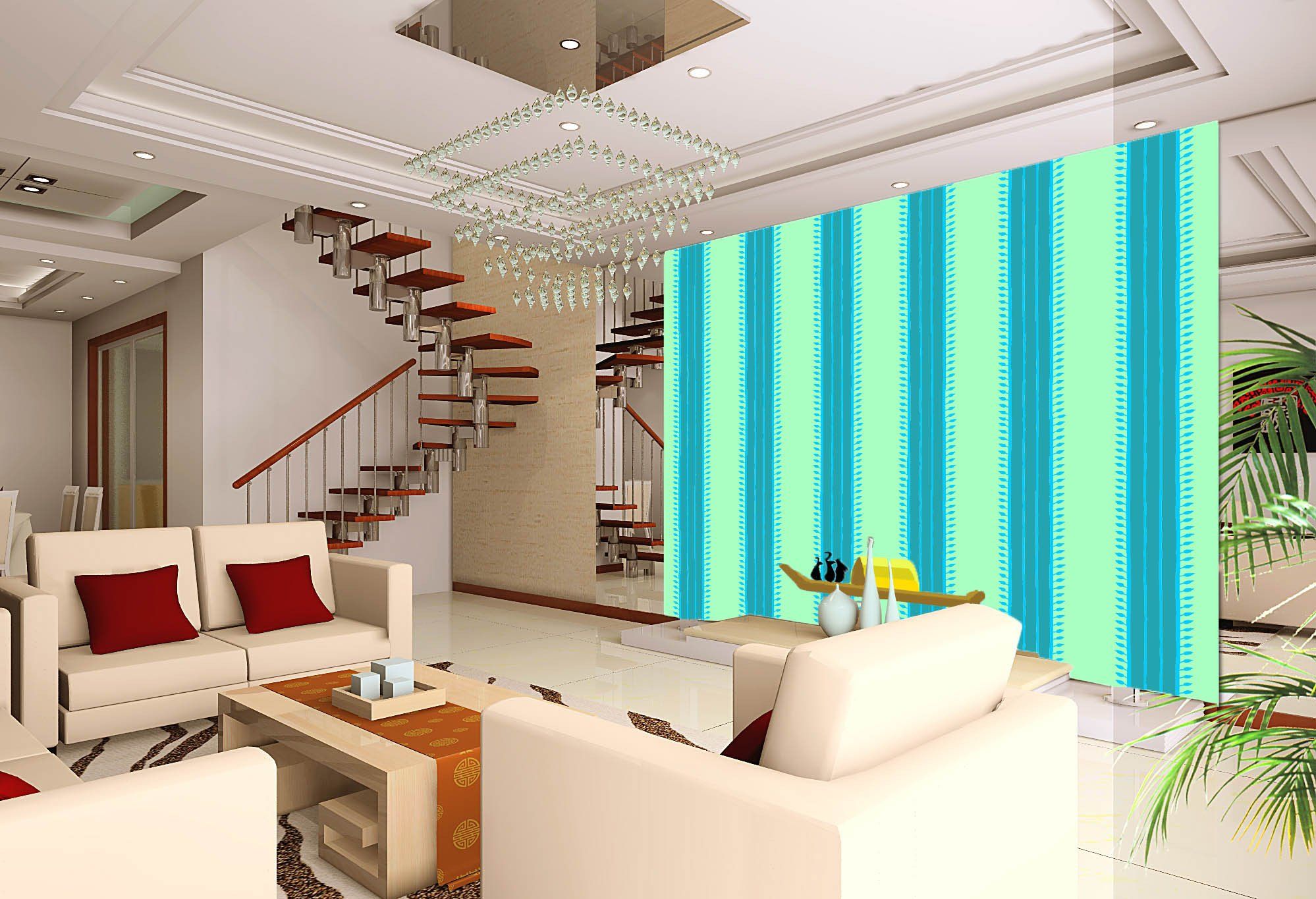 Bright Blue Stripes Wallpaper AJ Wallpaper