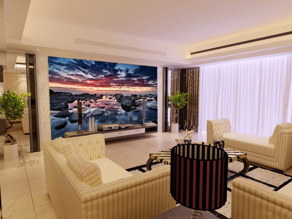 Coast Sunset Scenery Wallpaper AJ Wallpaper