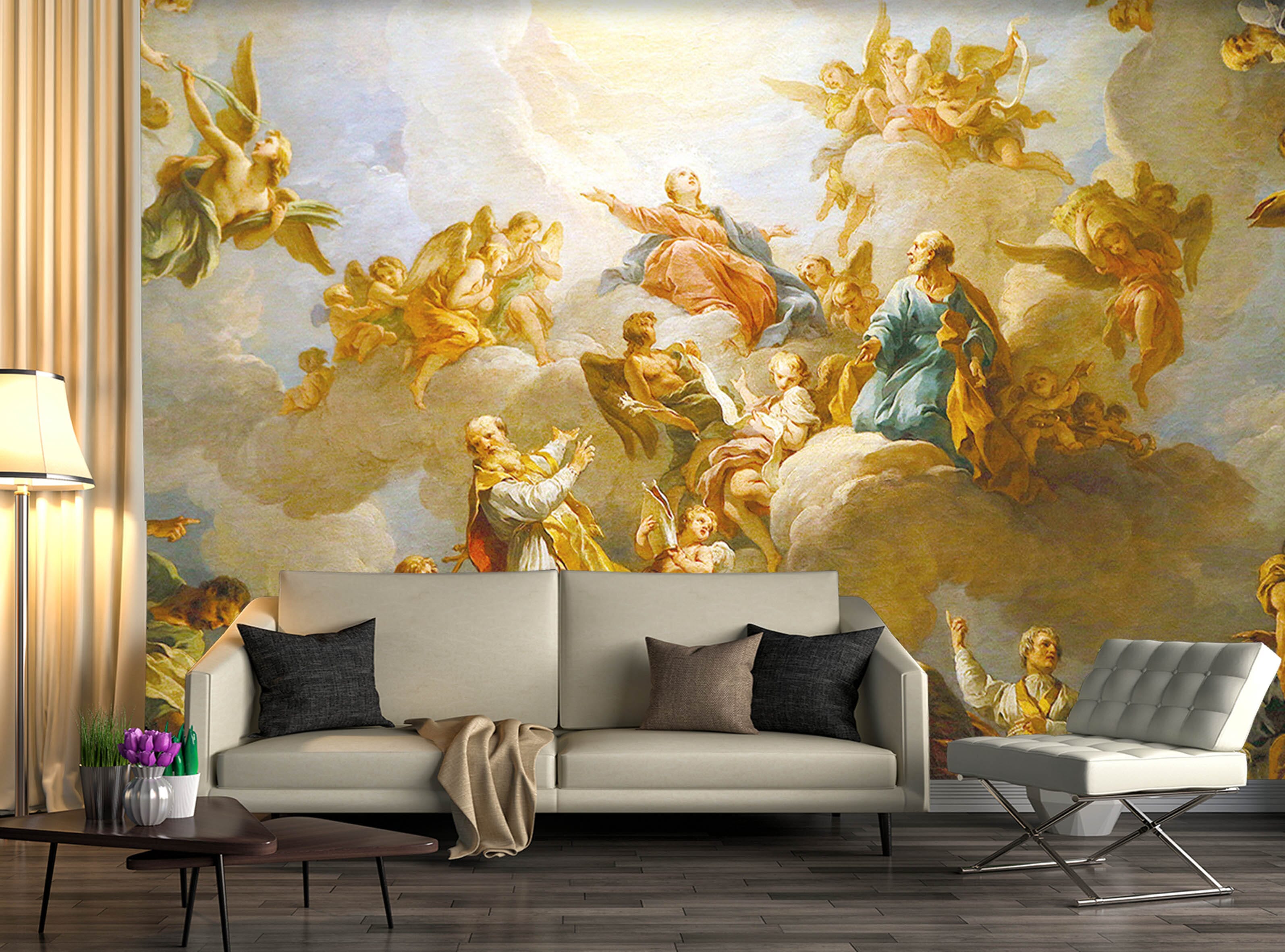 3D Angel Clouds 1585 Wall Murals Wallpaper AJ Wallpaper 2