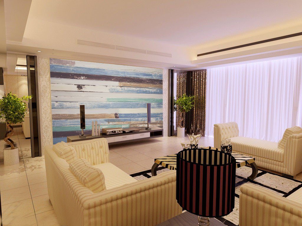 Colorful Battens Wallpaper AJ Wallpaper