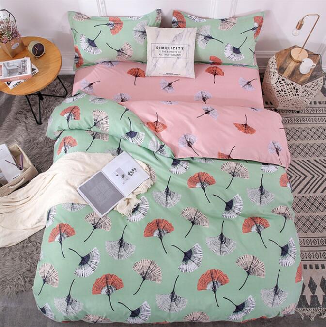 3D Ginkgo Leaf Pattern 2191 Bed Pillowcases Quilt