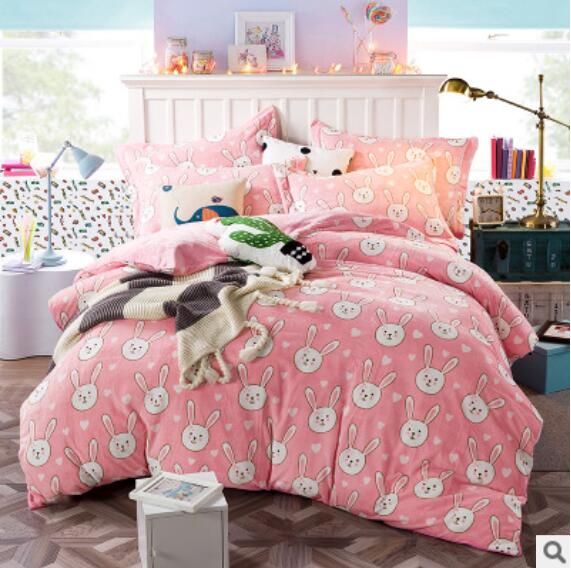 3D Rabbit Pattern 20179 Bed Pillowcases Quilt