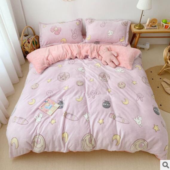 3D Star Luna Cat 30122 Bed Pillowcases Quilt
