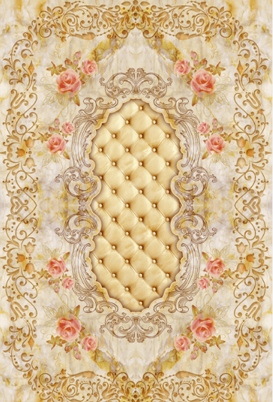 3D Pattern Floor Mural Wallpaper AJ Wallpaper 2