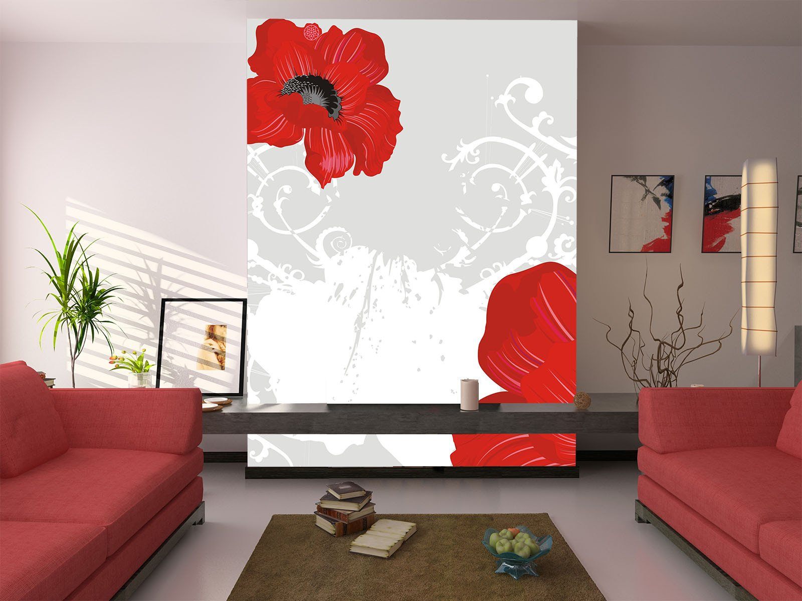 Red Flowers 4 Wallpaper AJ Wallpaper