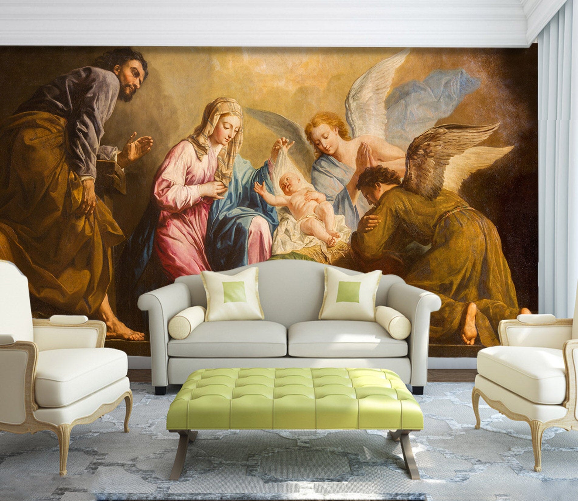 3D Angel Birth 1535 Wall Murals Wallpaper AJ Wallpaper 2