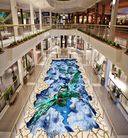 3D Avatar Floor Mural Wallpaper AJ Wallpaper 2