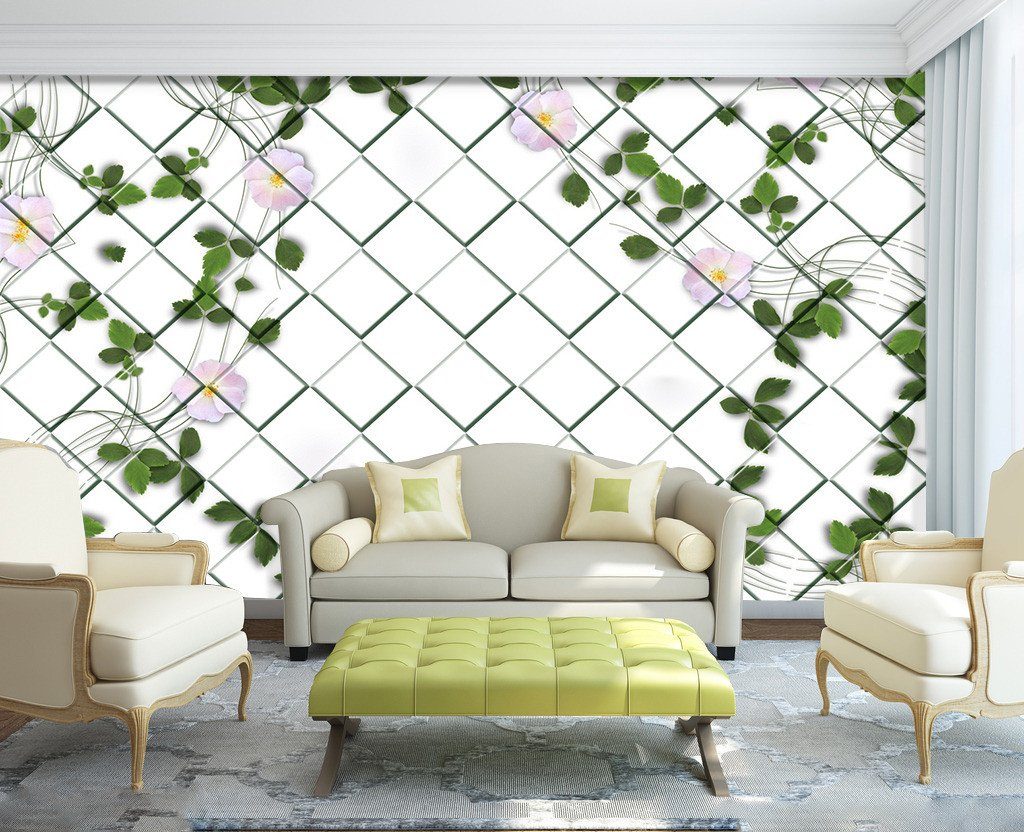 3D Green Tree Leaves 047 Wallpaper AJ Wallpaper