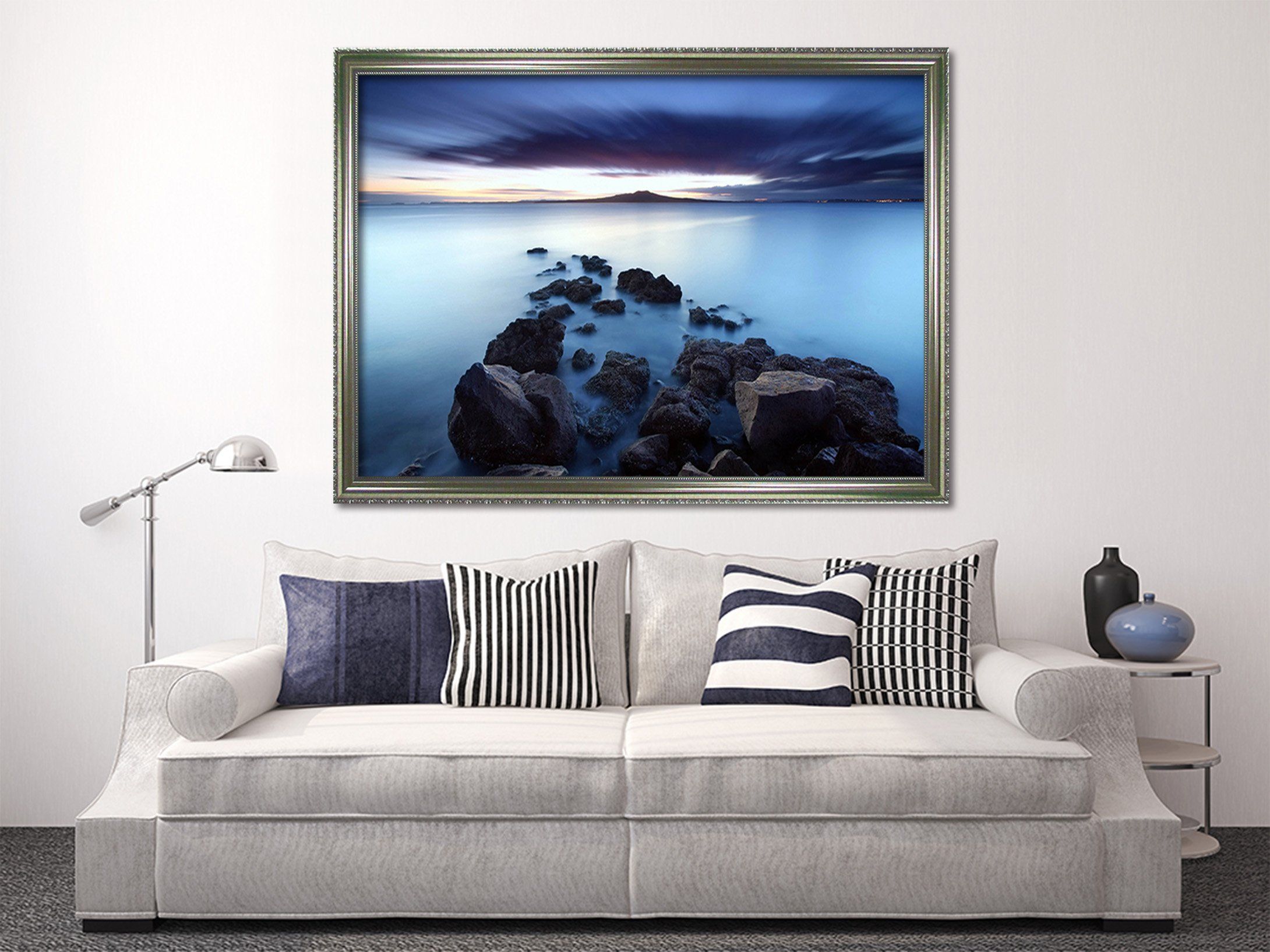 3D Big Stones 137 Fake Framed Print Painting Wallpaper AJ Creativity Home