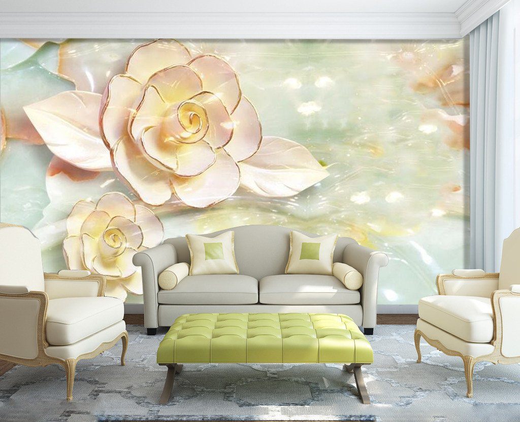 Bright Flowers 4 Wallpaper AJ Wallpaper 1