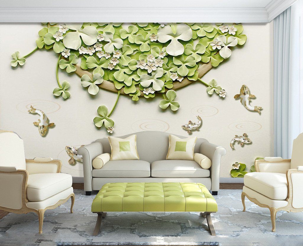 3D Fairy Leaves Flower 83 Wallpaper AJ Wallpaper