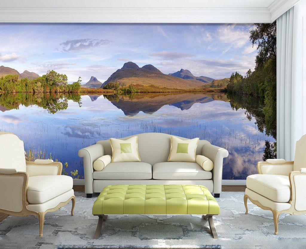 Blue Lake And Green Tree 46 Wallpaper AJ Wallpaper