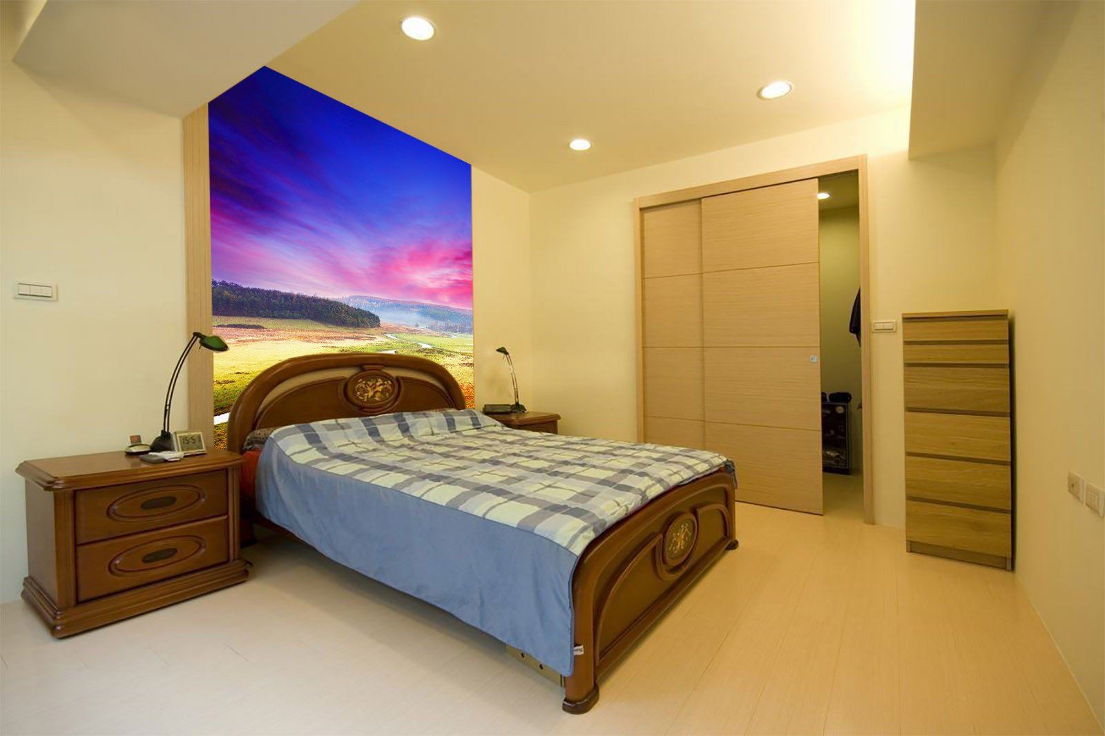 Winding River Plains Wallpaper AJ Wallpaper