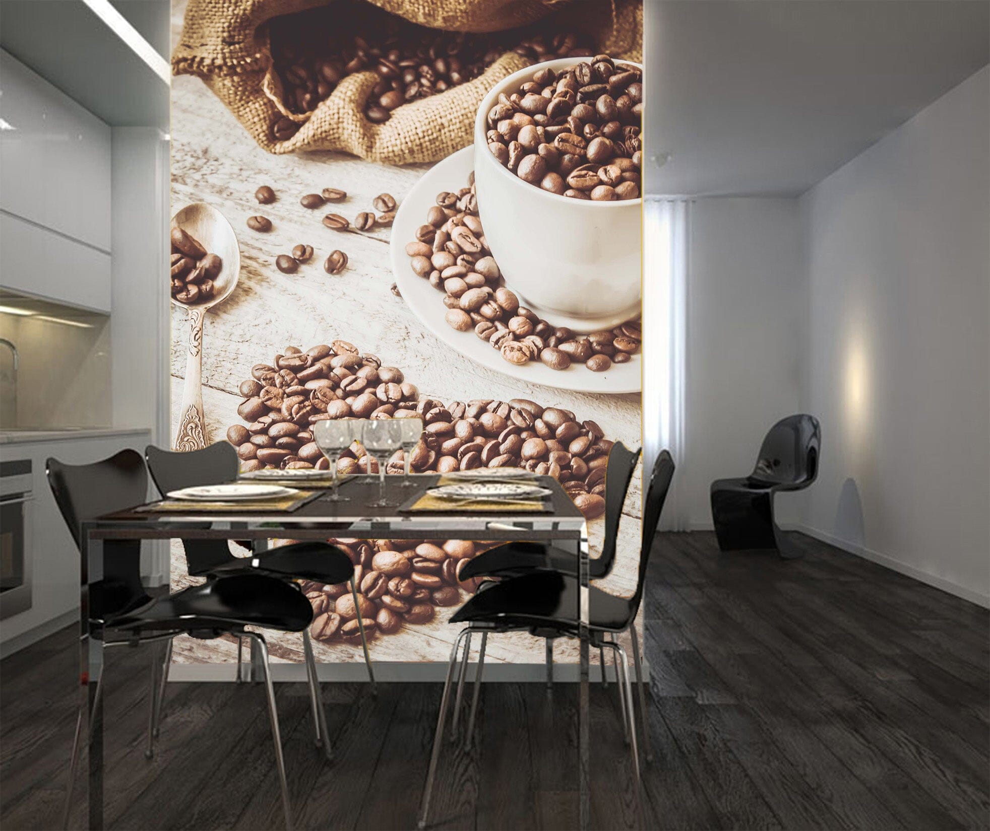 3D Coffee Beans 1098 Wall Murals Wallpaper AJ Wallpaper 2