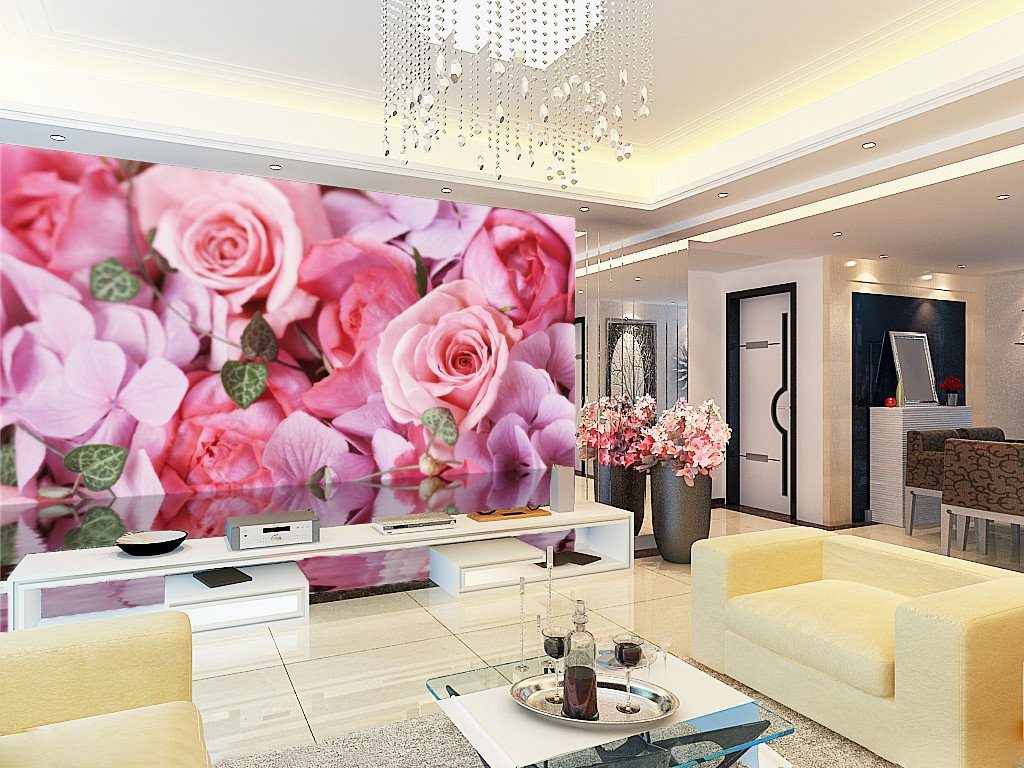 3D Peony Flower Blossoming 528 Wallpaper AJ Wallpaper