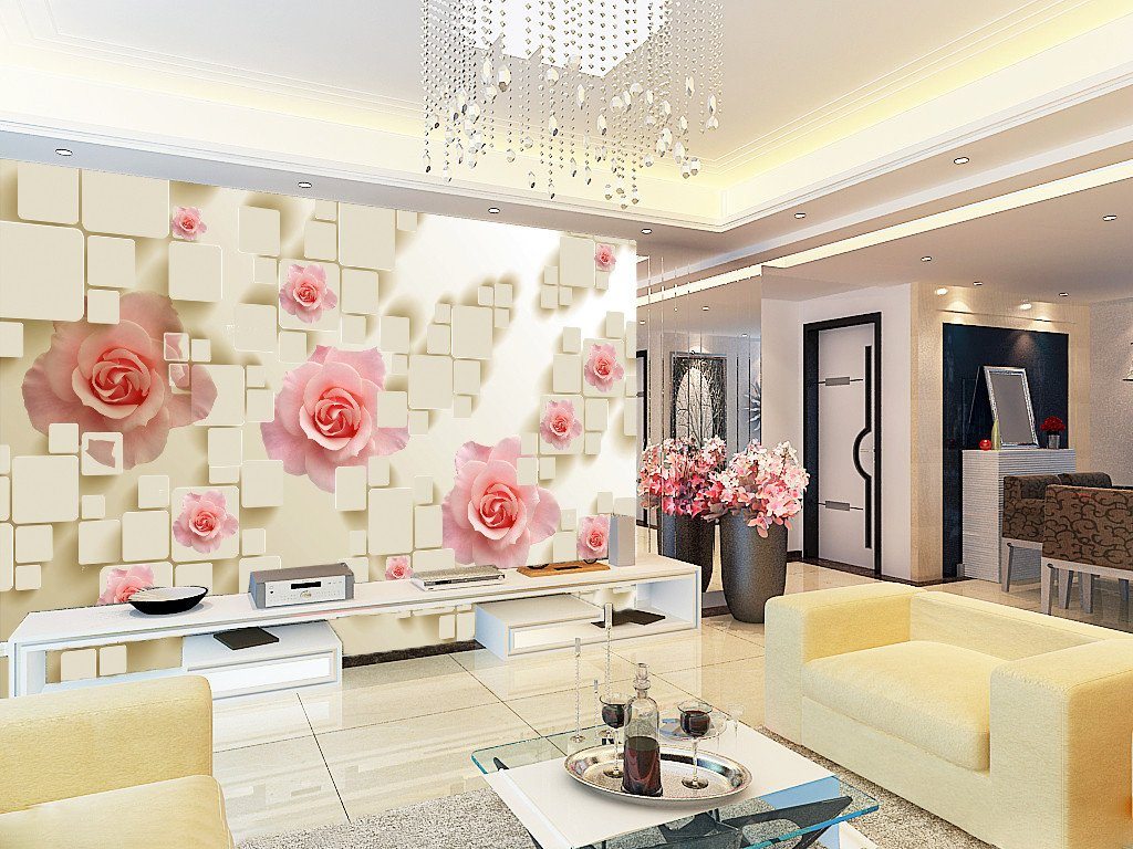 3D Pink Rose Fragrant 66 Wallpaper AJ Wallpapers