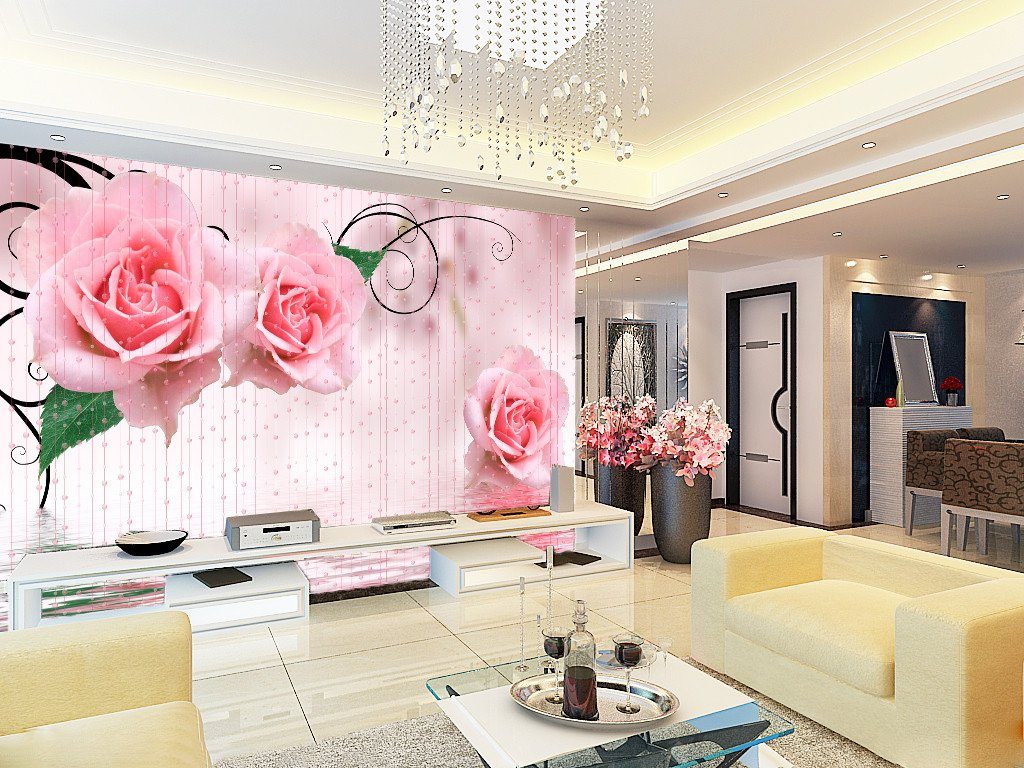 3D Red Pink Jasmine 66 Wallpaper AJ Wallpaper