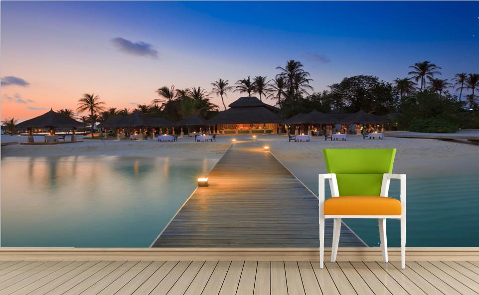 Evening Beach 1 Wallpaper AJ Wallpaper