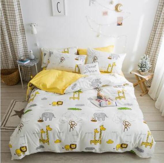3D Yellow Little Animals 15020 Bed Pillowcases Quilt