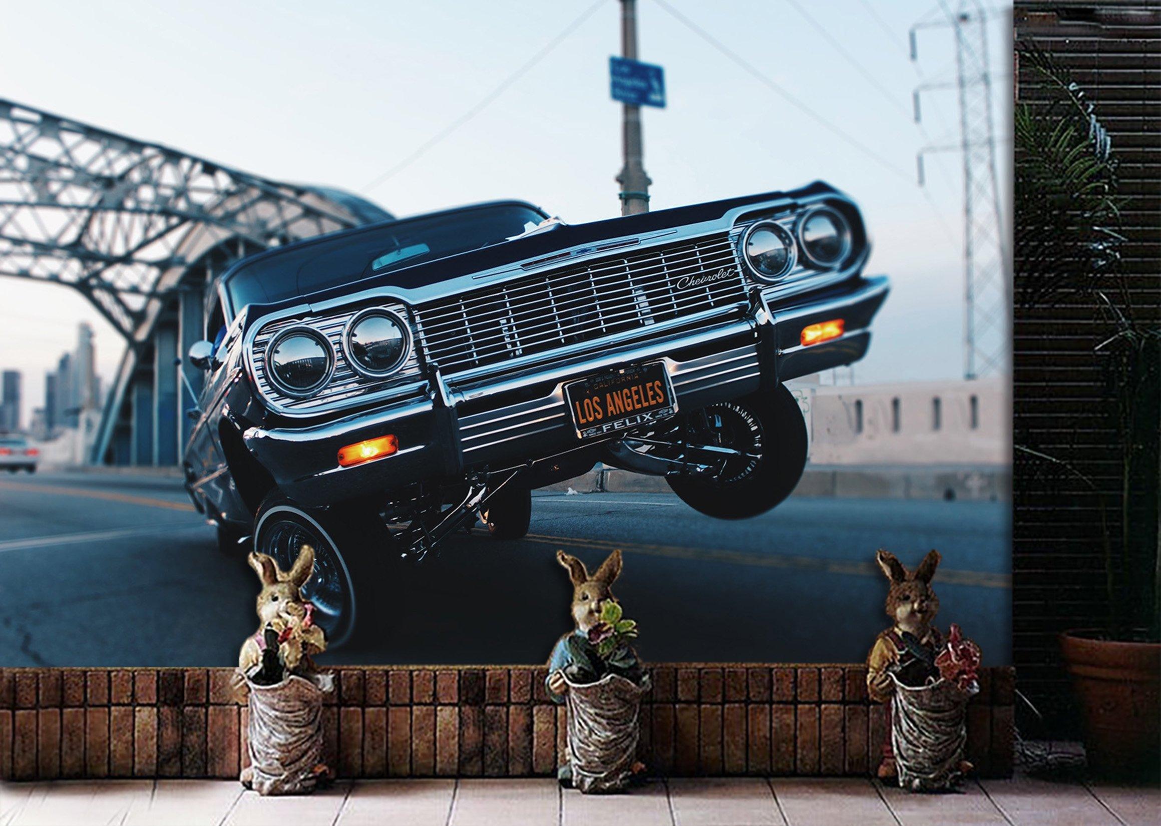 3D Bridge Car 942 Vehicle Wall Murals Wallpaper AJ Wallpaper 2