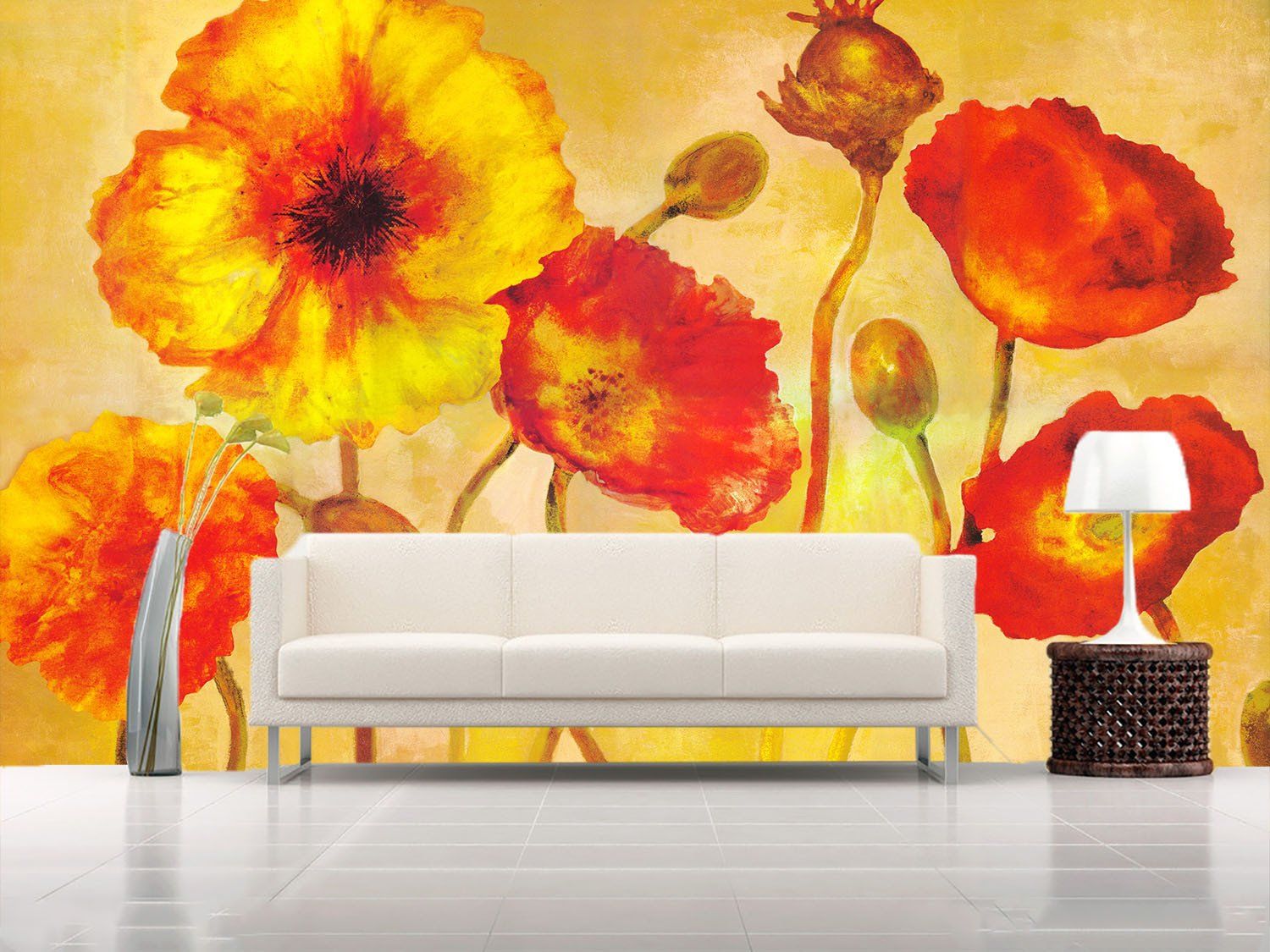 Enchanting Flowers Wallpaper AJ Wallpaper