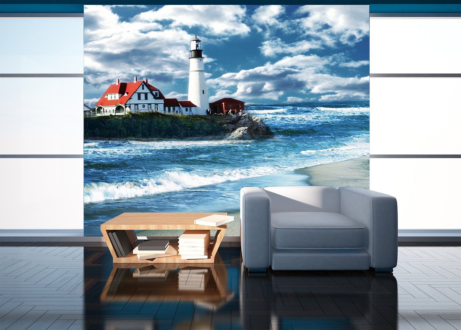 3D Post Sentry Beach Scenery 528 Wallpaper AJ Wallpaper