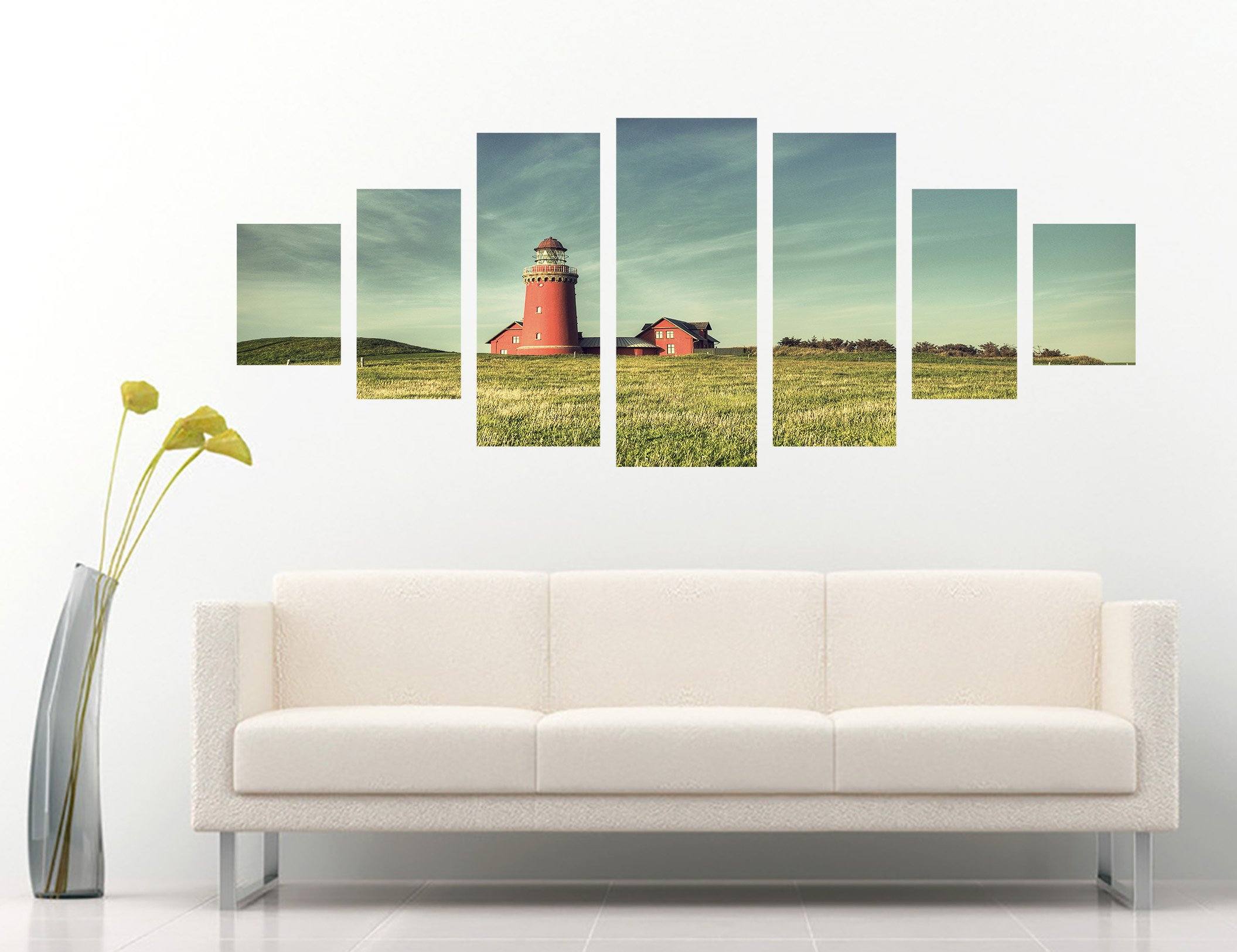 3D Red House 027 Unframed Print Wallpaper Wallpaper AJ Wallpaper