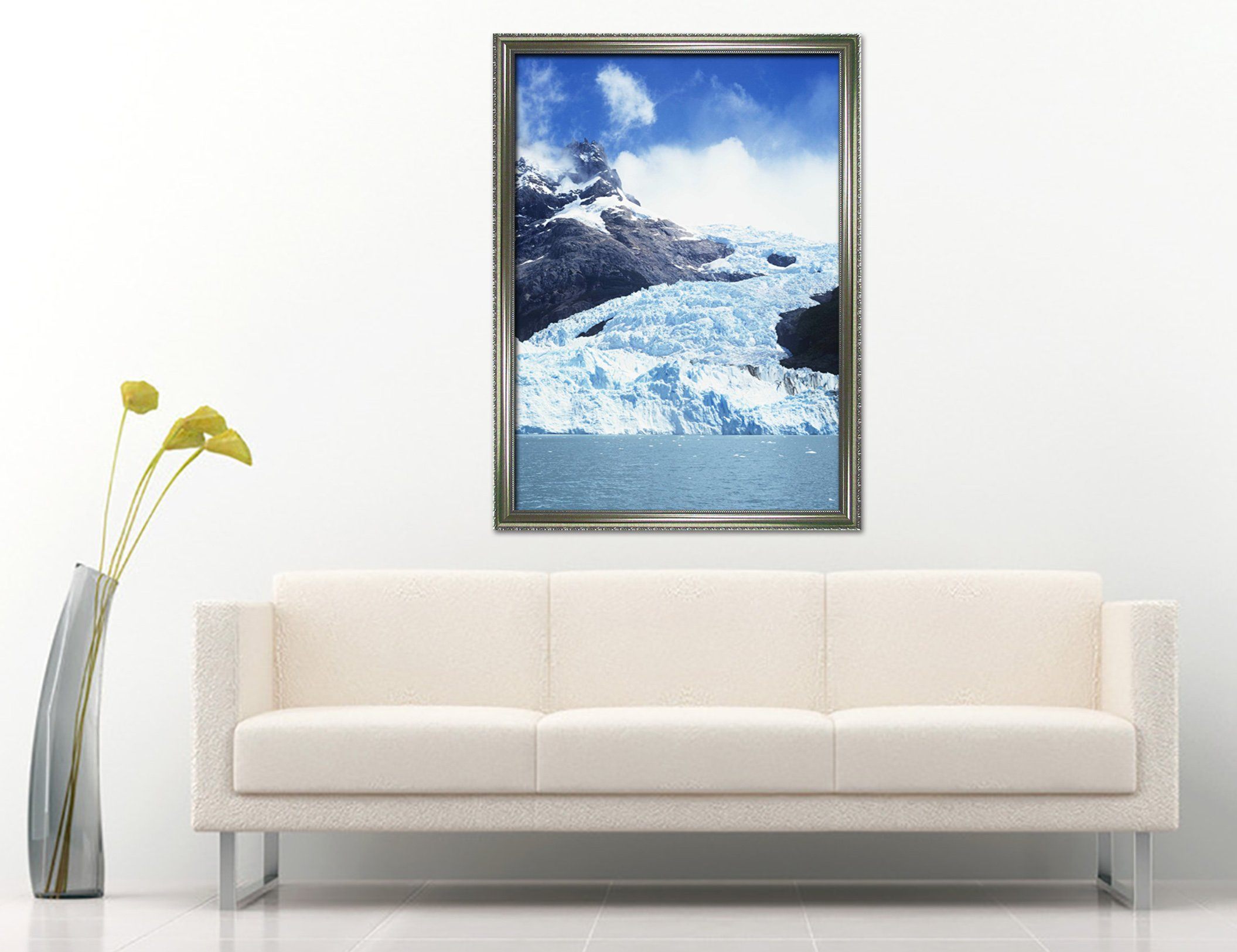 3D Ice Sea 024 Fake Framed Print Painting Wallpaper AJ Creativity Home