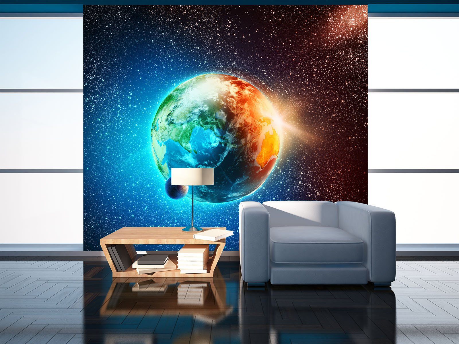 Sun Earth Moon System 2 Wallpaper AJ Wallpaper