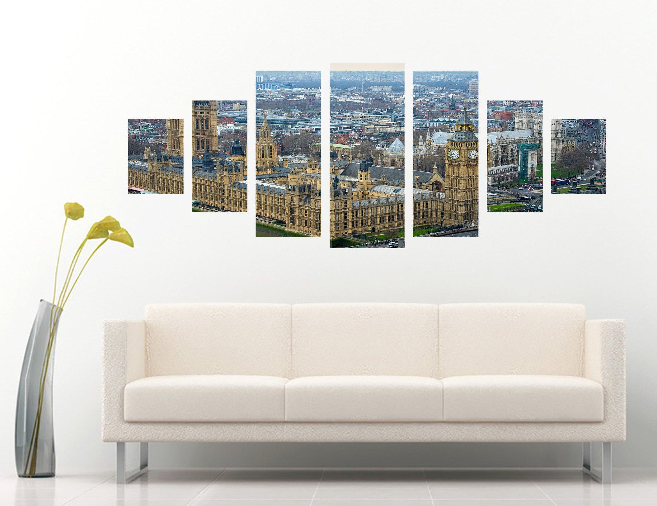 3D Clock Tower 132 Unframed Print Wallpaper Wallpaper AJ Wallpaper